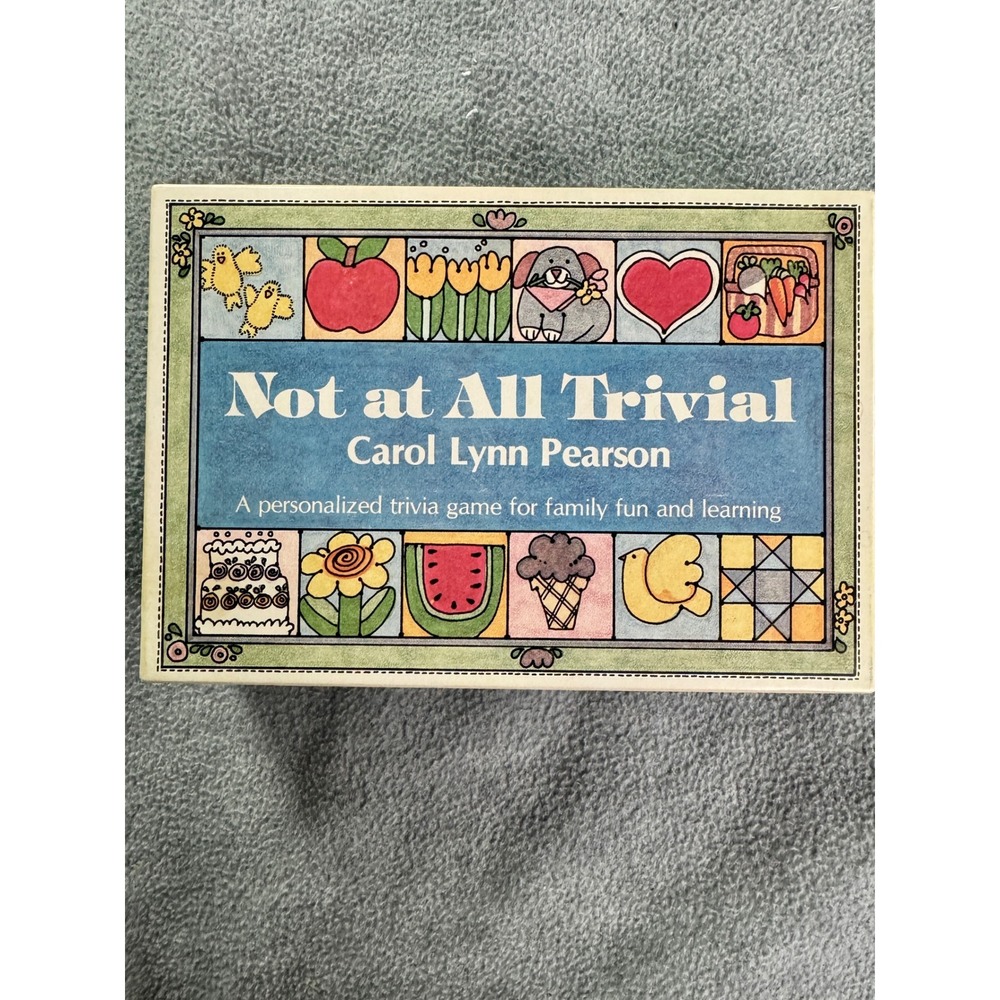 Not at All Trivial Carol Lynn Pearson Vintage 1985 Family Trivia Game Bookcraft